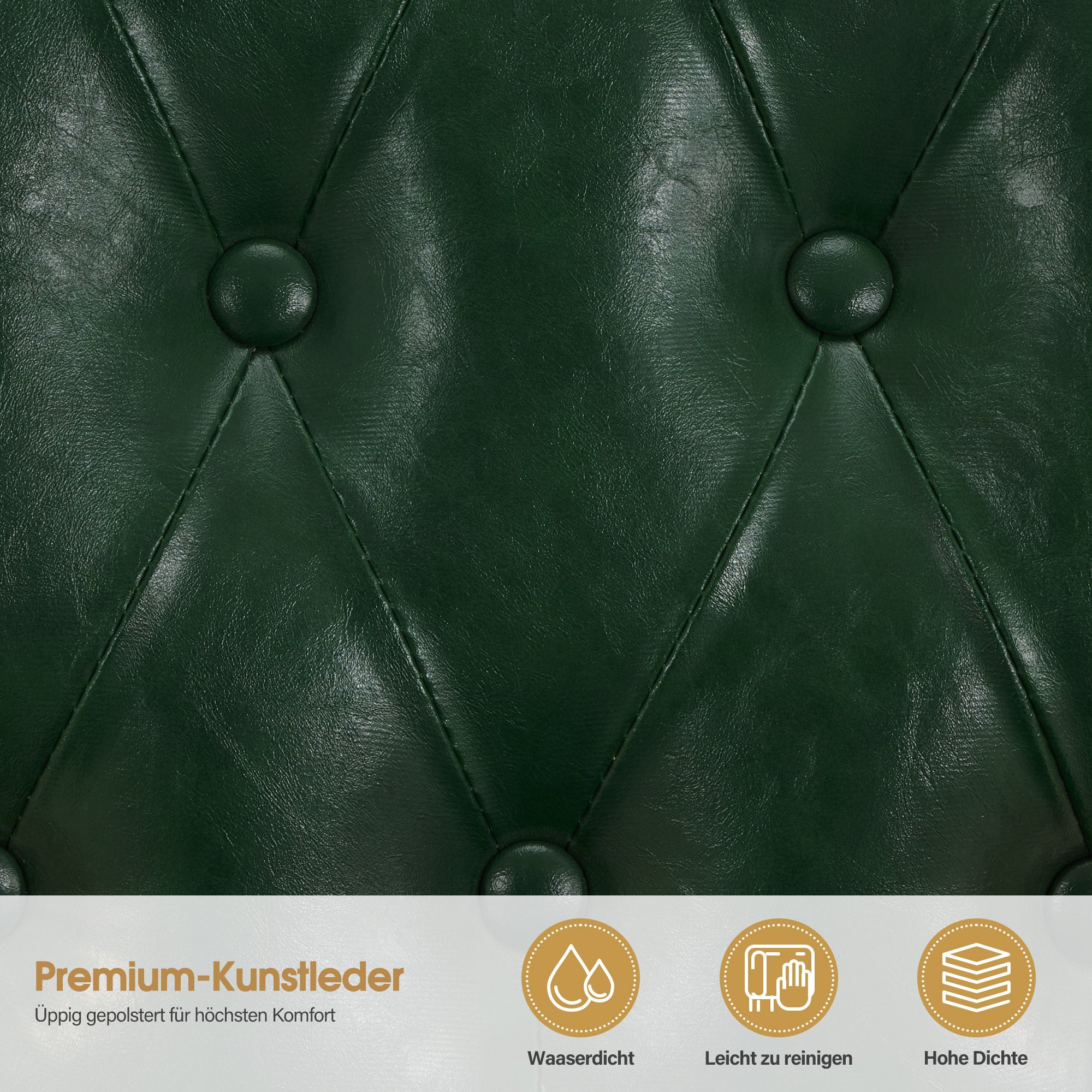 BarberPub Friseurstuhl mit Kopfstütze Kippbar, Friseureinrichtung mit Hydraulikpumpe 360° Drehbar, Höhenverstellbarer Bedienungsstuhl mit Vintage Stil, Barber Stuhl Kunstleder, 2933-F