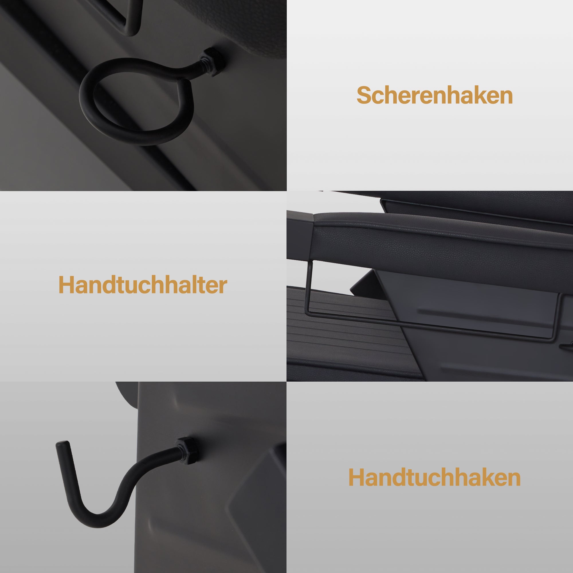 BarberPub Friseurstuhl mit Kopfstütze Kippbar, Friseureinrichtung mit Hydraulikpumpe 360° Drehbar, Bedienungsstuhl Höhenverstellbar, Barber Stuhl Kunstleder, 3823