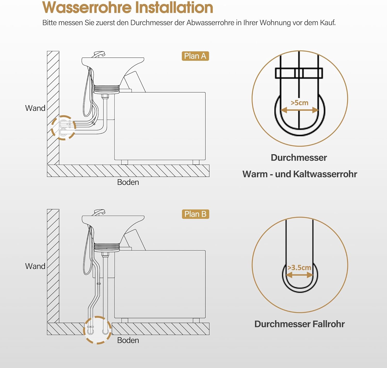 BarberPub Friseurstuhl mit Waschbecken, Klappbare Beinstütze, Friseurwaschbecken aus Keramik Verstellbar, Friseurwaschsessel für SPA Salon, Friseur Waschplatz W8675