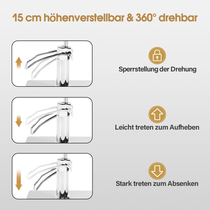 BarberPub Friseurstuhl mit Kopfstütze Kippbar, Friseurstühle mit Hydraulikpumpe 360° Drehbar, Friseureinrichtung Barber Stuhl Höhenverstellbar, Stylingstuhl PVC Kunstleder, 2073 (Schwarz)