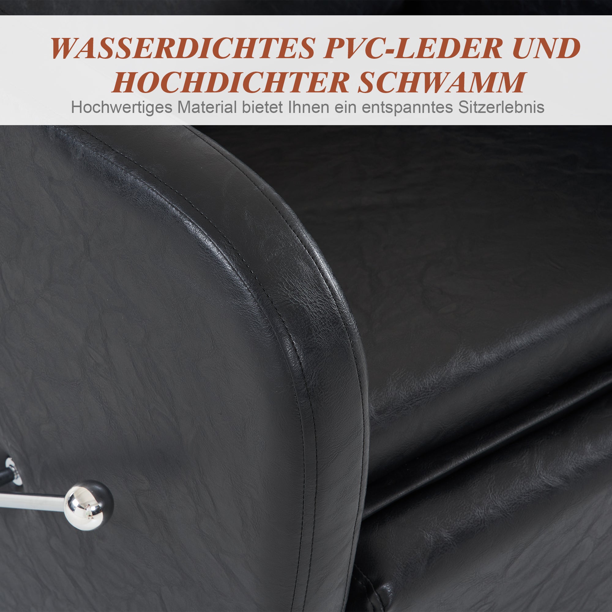 Barberpub Friseurwaschbecken Waschplatz, Shampoo-Stuhl, Rückwärtswaschsessel Salon Friseursessel Waschsessel für SPA Salon 9090 (Schwarz)